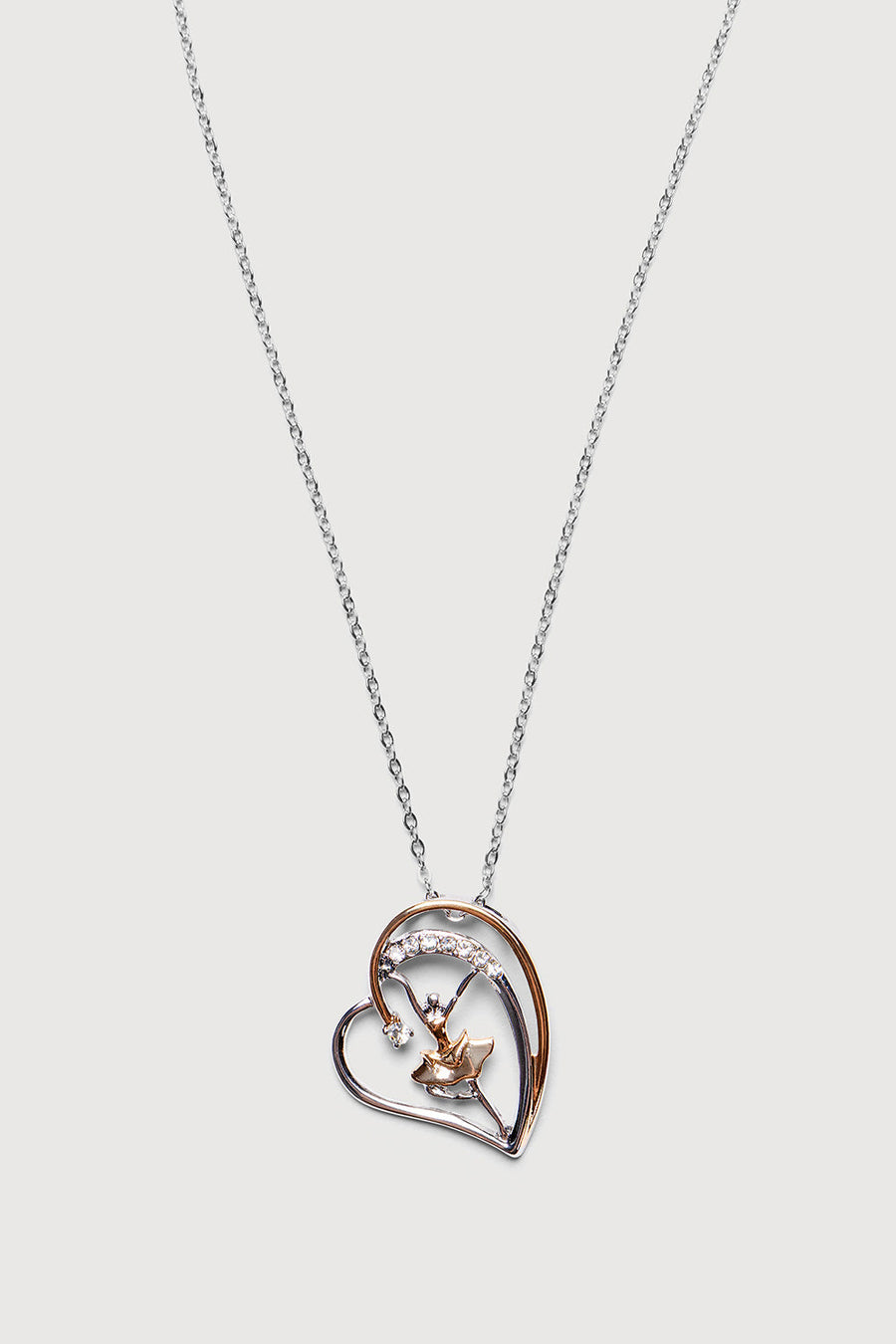 Ballerina Heart Necklace