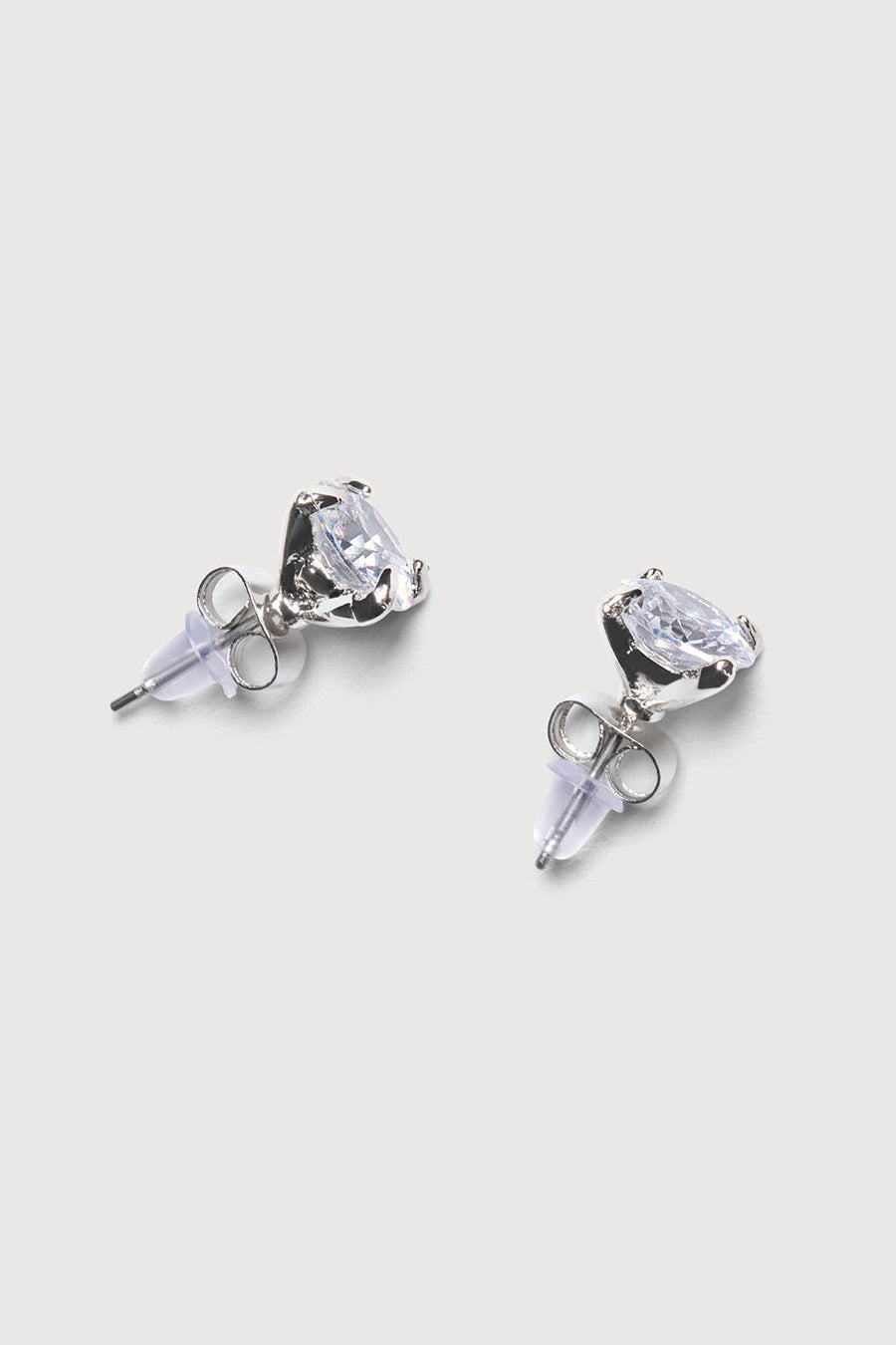 8mm Crystal Stud Earrings