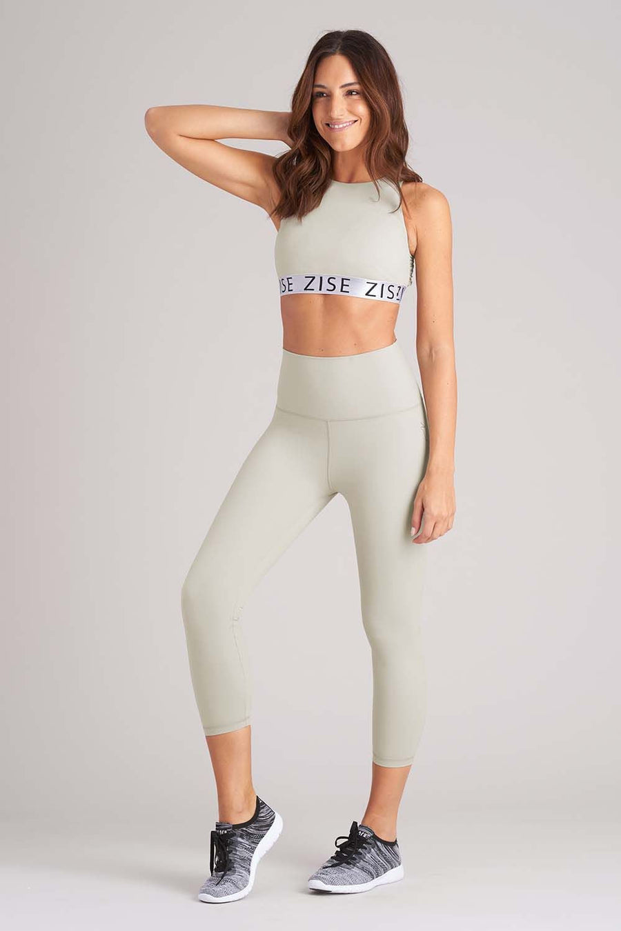 Zise Gigi Cross Back Crop Top