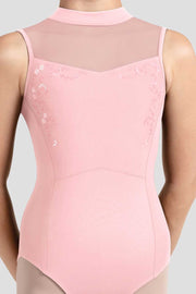 Girls Dahlia High Neck Leotard