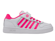 57006 - 153 - M | COURT PALISADES STRAP | WHITE/HOT PINK - K - Swiss US - FOOTWEAR