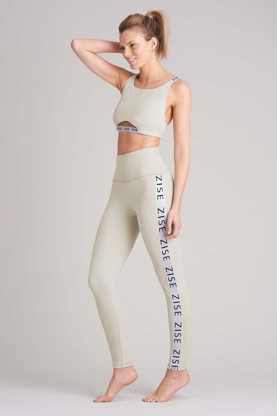 Zise Mimi Cross Back Crop Top