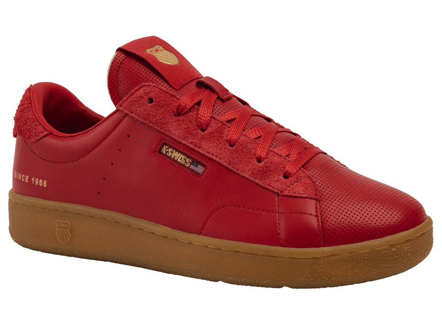 74503 - 604 - M | KSRC SLAMM KLUB | MARS RED/GUM/GOLD - K - Swiss US - FOOTWEAR