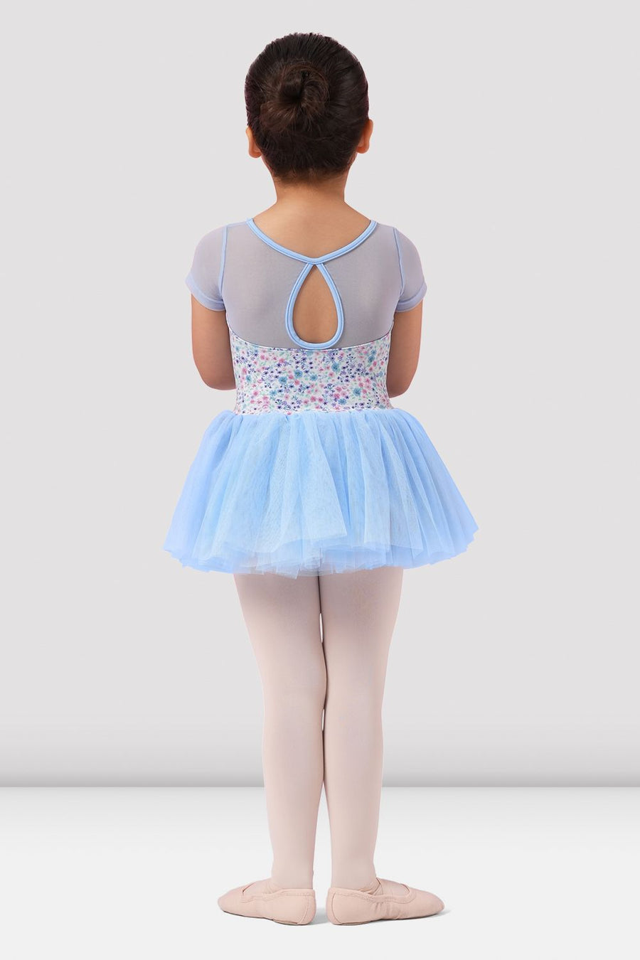 Girls Mirella Ditsy Floral Cap Sleeve Tutu Dress