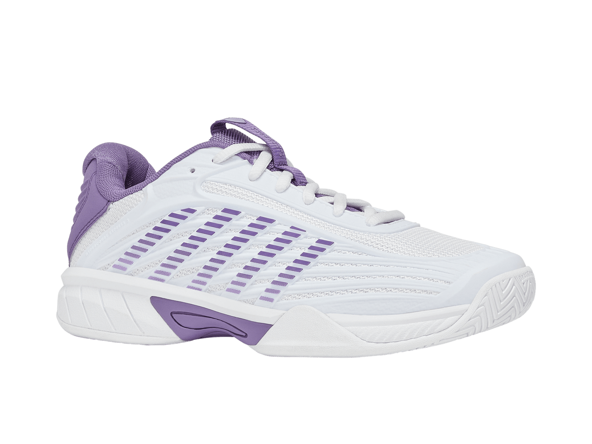 84603 - 163 - M | HYPERCOURT EXPRESS 3 | WHITE/PURPLE HAZE/NEON LAVENDAR - K - Swiss US - FOOTWEAR