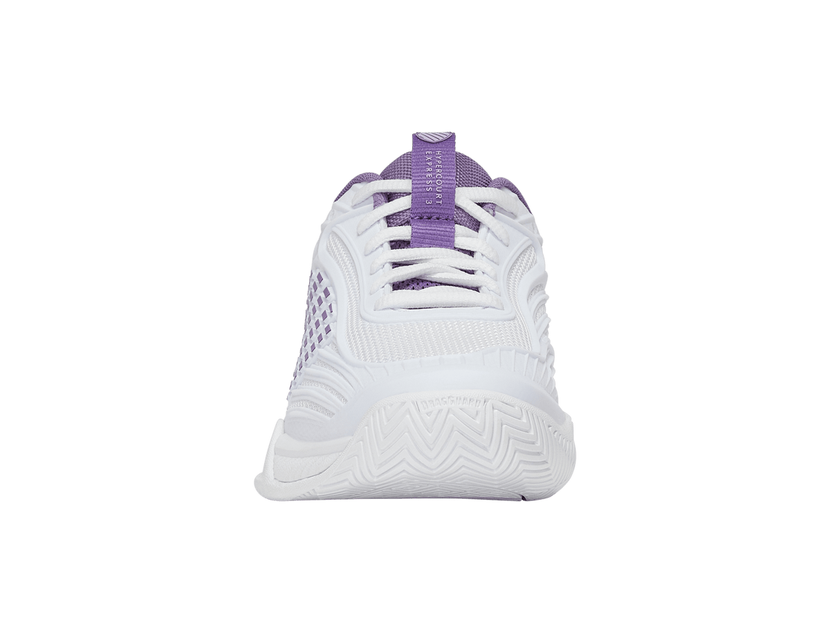 84603 - 163 - M | HYPERCOURT EXPRESS 3 | WHITE/PURPLE HAZE/NEON LAVENDAR - K - Swiss US - FOOTWEAR