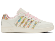 86931 - 176 - M | COURT PALISADES | SNOW WHITE/PINK A BOO/IRIDESCENT - K - Swiss US - FOOTWEAR