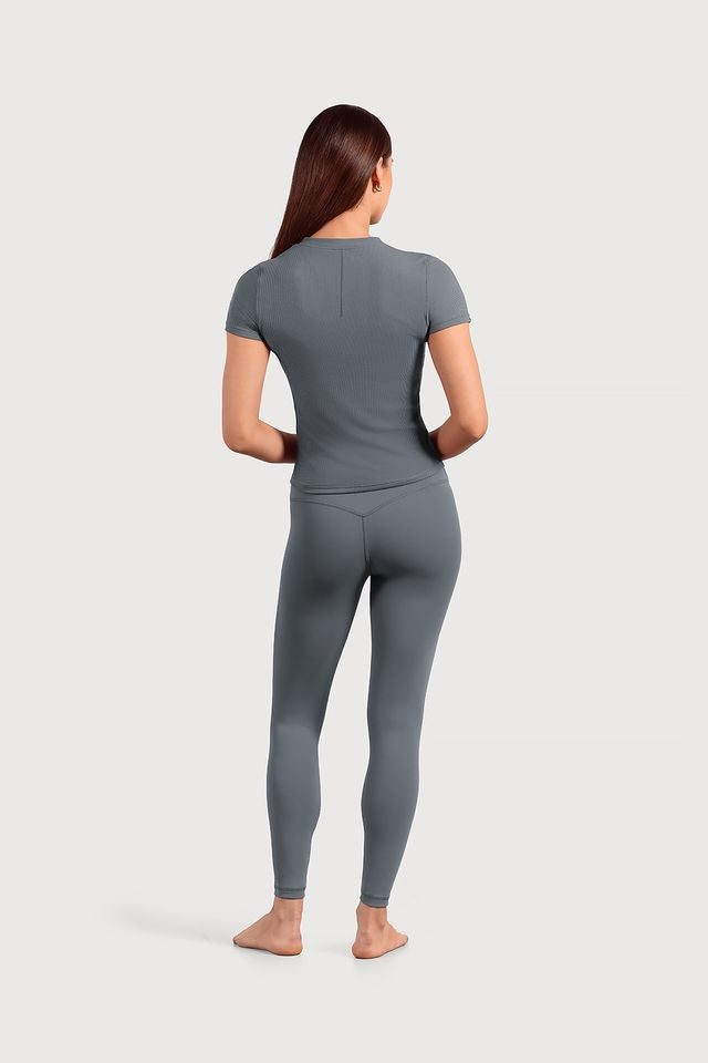 Ladies Active Fitted Short Sleeve Top