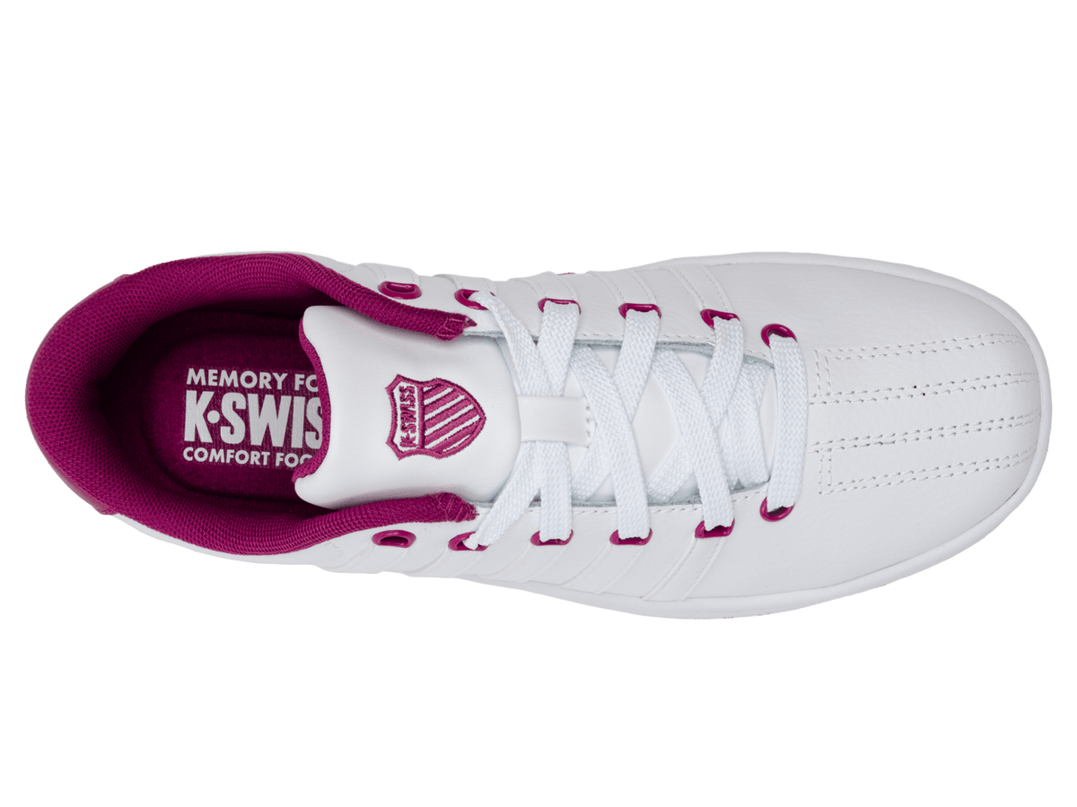 93629 - 135 - M | COURT PRO II CMF SP | WHITE/LITE GUM/CACTUS FLOWER - K - Swiss US - FOOTWEAR