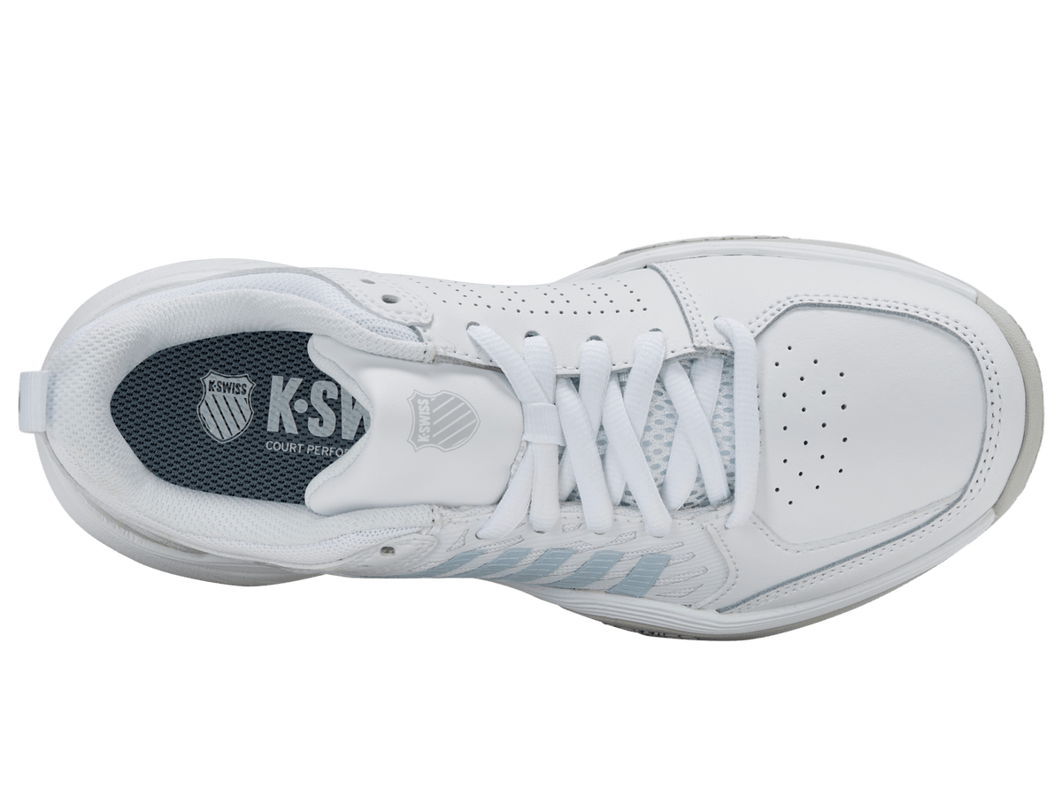 94428 - 117 - M | COURT EXPRESS 2 | WHITE/BALLAD BLUE/DAWN BLUE - K - Swiss US - FOOTWEAR
