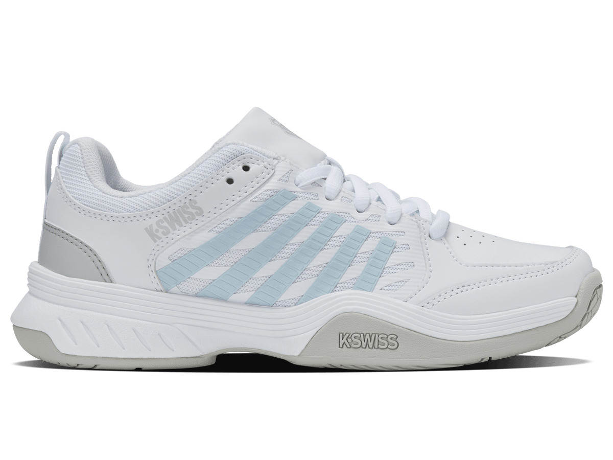 94428 - 117 - M | COURT EXPRESS 2 | WHITE/BALLAD BLUE/DAWN BLUE - K - Swiss US - FOOTWEAR