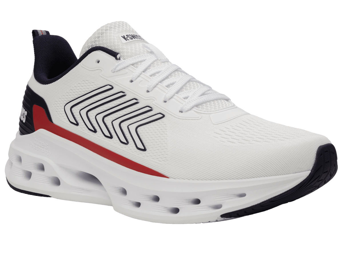 94494 - 130 - M | MELROSE TUBES LITE | WHITE/NAVY/RED - K - Swiss US - FOOTWEAR