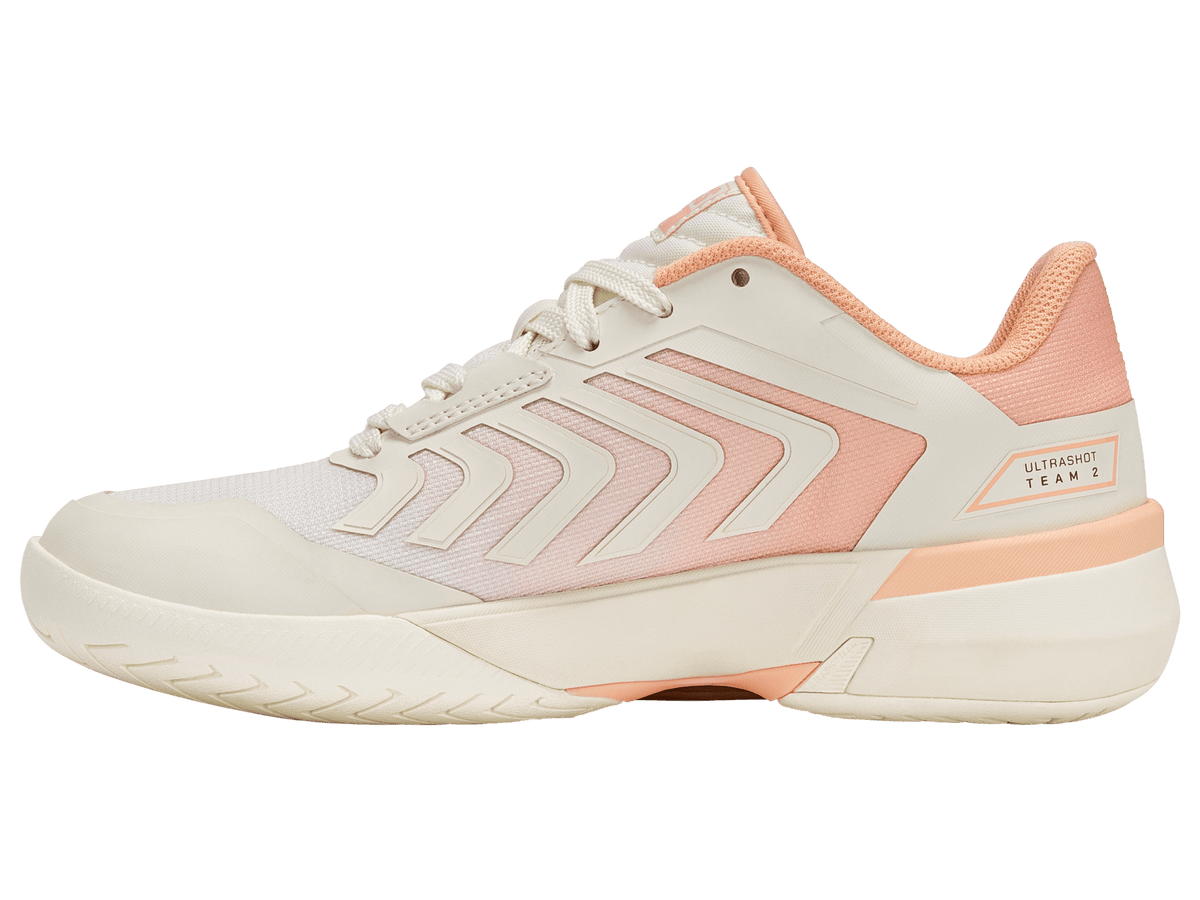 94598 - 150 - M | ULTRASHOT TEAM 2 | EGRET/PEACH PARFAIT - K - Swiss US - FOOTWEAR