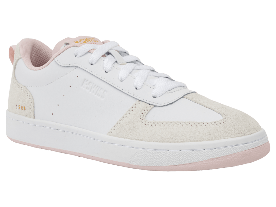 94734 - 110 - M | COURT VARSITY | WHITE/CLOUD DANCER/PALE LILAC - K - Swiss US - FOOTWEAR