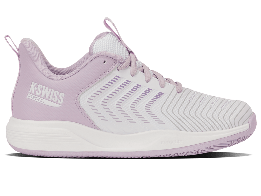 94901 - 160 - M | ULTRASHOT LIGHT PADEL | WHITE/ORCHID HUSH/PURPLE ROSE - K - Swiss US - FOOTWEAR