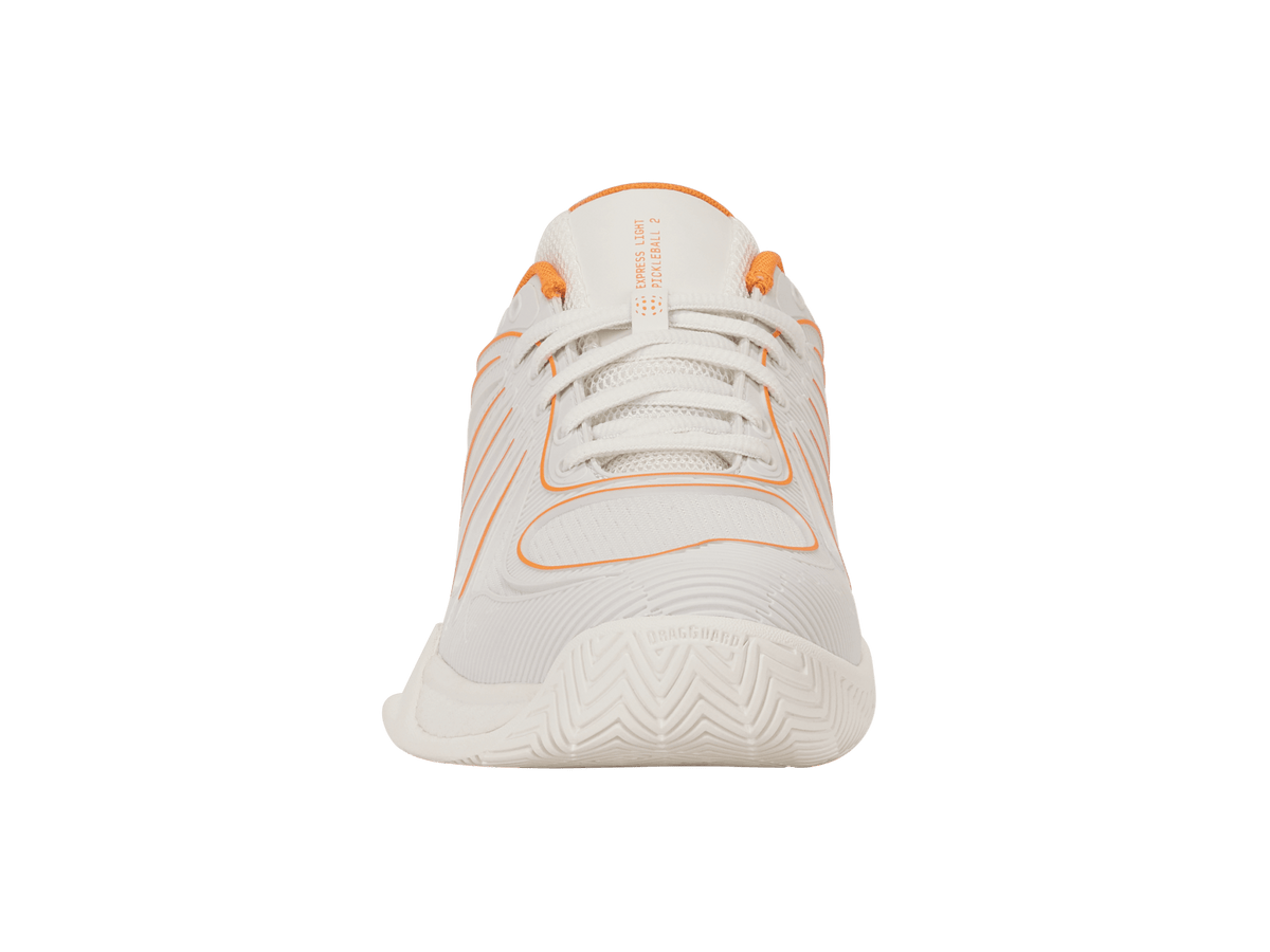 94902-127-M | EXPRESS LIGHT PICKLEBALL 2 | BLANC DE BLANC/BLAZING ORANGE - K-Swiss US - FOOTWEAR