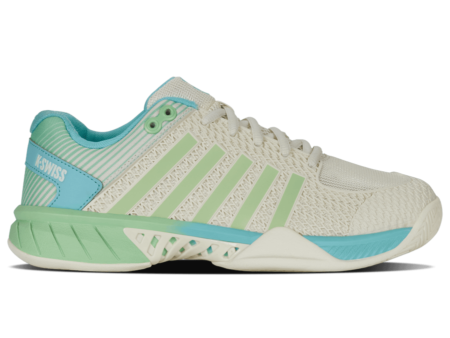 96563 - 258 - M | EXPRESS LIGHT PICKLEBALL | EGRET/PATINA GREEN - K - Swiss US - FOOTWEAR
