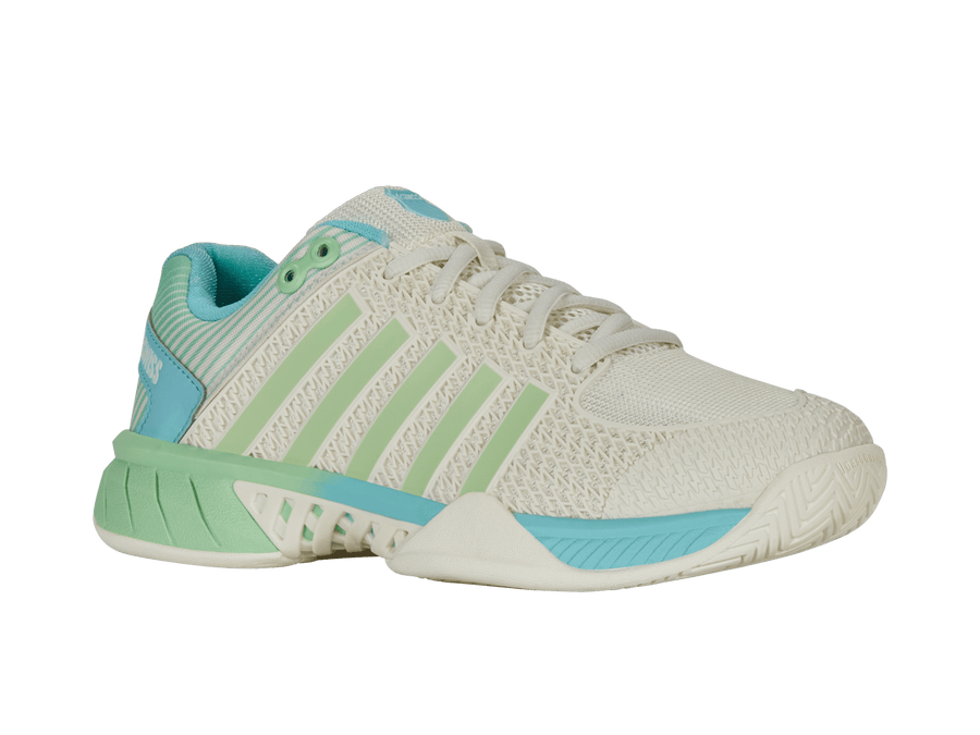 96563 - 258 - M | EXPRESS LIGHT PICKLEBALL | EGRET/PATINA GREEN - K - Swiss US - FOOTWEAR
