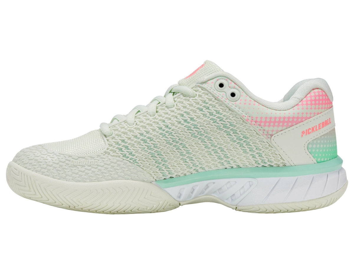 96563 - 440 - M | EXPRESS LIGHT PICKLEBALL | ICE/HONEYDEW/NEON PASTEL PINK - K - Swiss US - FOOTWEAR