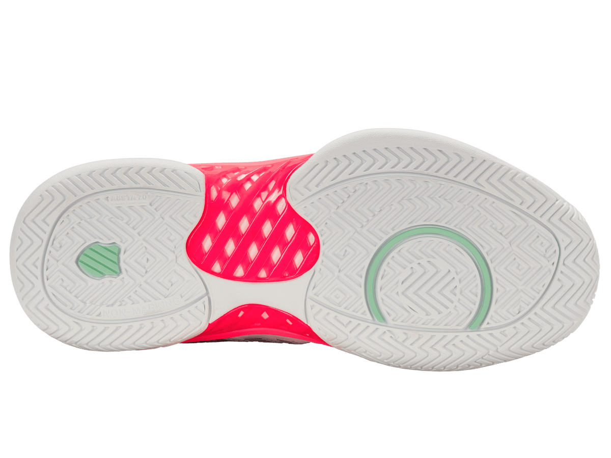 96613 - 173 - M | HYPERCOURT EXPRESS 2 | WHITE/NEON PASTEL PINK/BLACK - K - Swiss US - FOOTWEAR