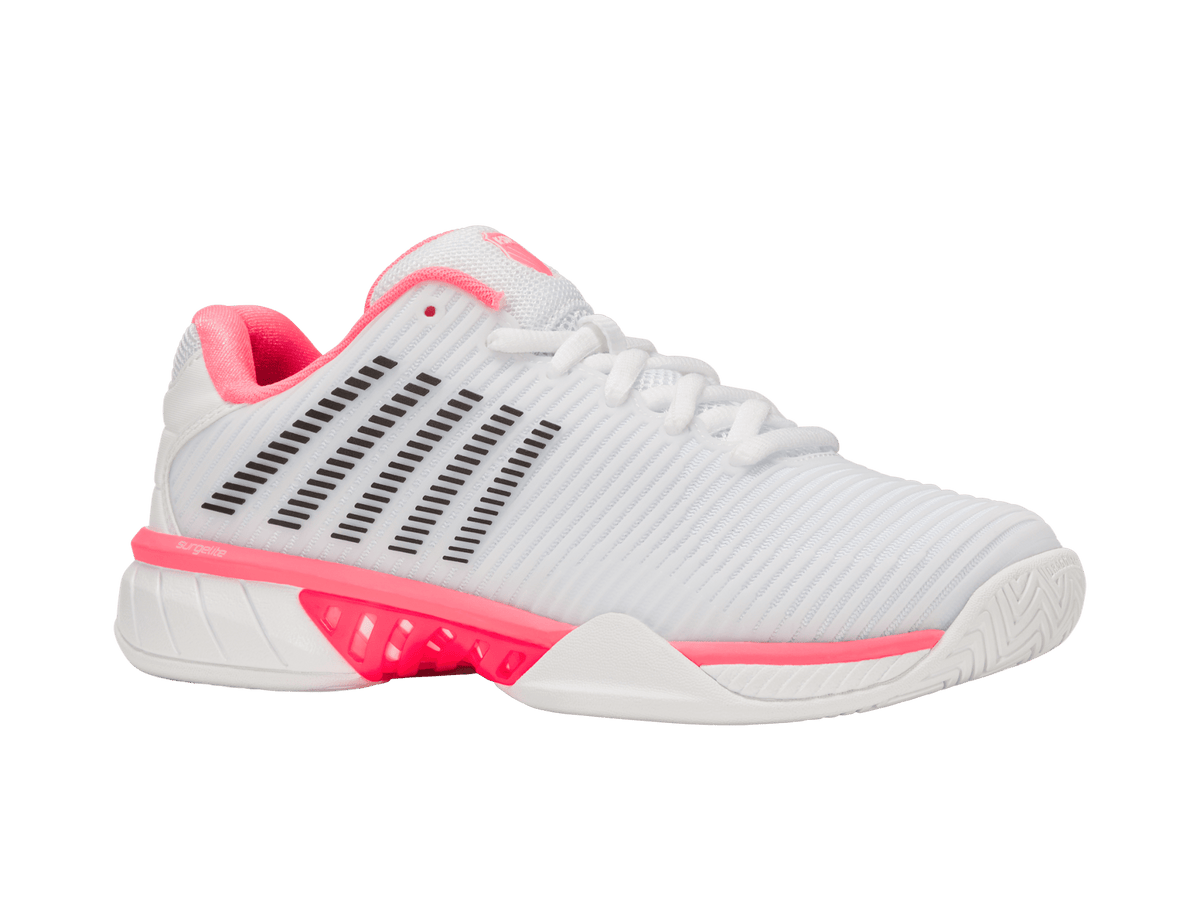 96613 - 173 - M | HYPERCOURT EXPRESS 2 | WHITE/NEON PASTEL PINK/BLACK - K - Swiss US - FOOTWEAR