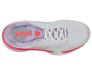 96613 - 182 - M | HYPERCOURT EXPRESS 2 | WHITE/ORCHID PETAL/NEON BLAZE - K - Swiss US - FOOTWEAR