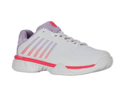 96613 - 182 - M | HYPERCOURT EXPRESS 2 | WHITE/ORCHID PETAL/NEON BLAZE - K - Swiss US - FOOTWEAR