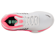 96807 - 178 - W | HYPERCOURT EXPRESS 2 - WIDE | WHITE/NEON PASTEL PINK/BLACK - K - Swiss US - FOOTWEAR