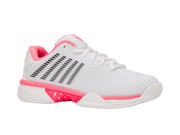 96807 - 178 - W | HYPERCOURT EXPRESS 2 - WIDE | WHITE/NEON PASTEL PINK/BLACK - K - Swiss US - FOOTWEAR