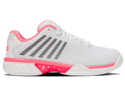 96807 - 178 - W | HYPERCOURT EXPRESS 2 - WIDE | WHITE/NEON PASTEL PINK/BLACK - K - Swiss US - FOOTWEAR