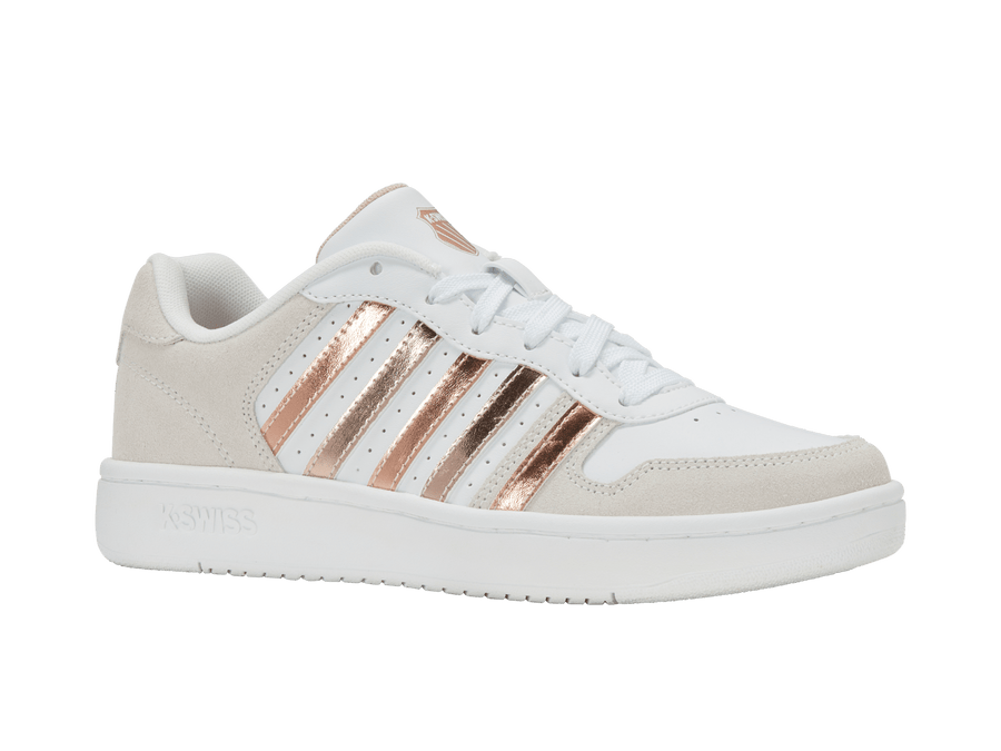 96931 - 158 - M | COURT PALISADES | WHITE/CRYSTAL GREY/ROSE DUST - K - Swiss US - FOOTWEAR