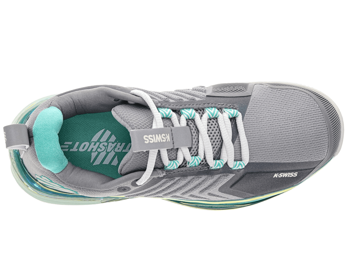 96988 - 092 - M | ULTRASHOT 3 | ALLOY/BRILLIANT WHITE/ TURQUOISE - K - Swiss US - FOOTWEAR