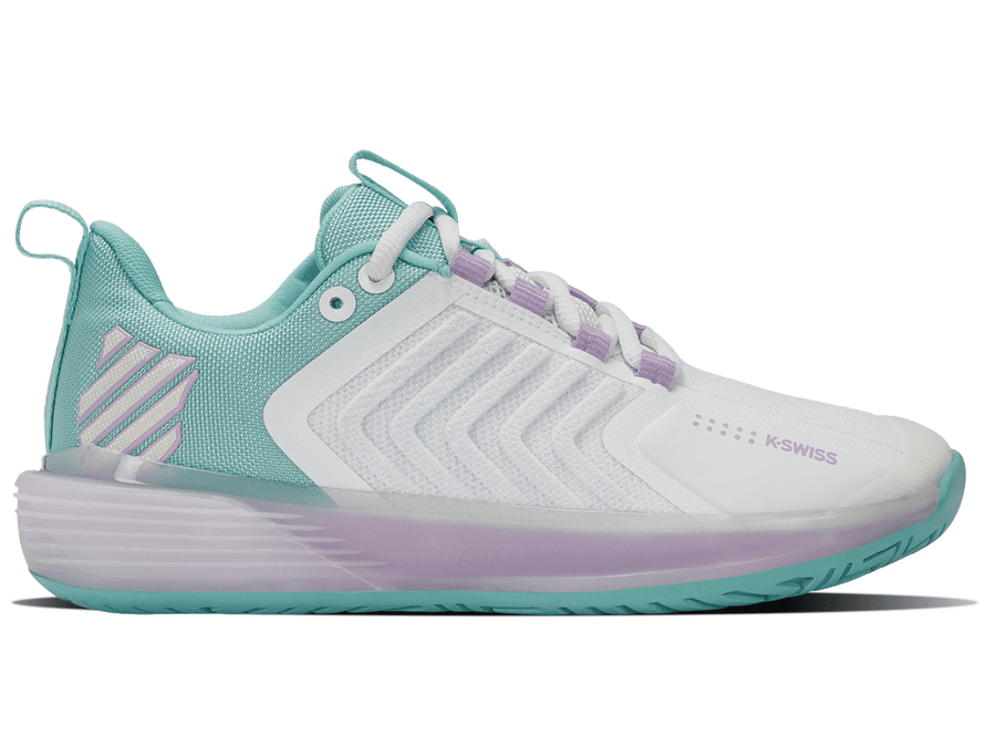 96988 - 190 - M | ULTRASHOT 3 | BRILLIANT WHITE/ANGEL BLUE/SHEER LILAC - K - Swiss US - FOOTWEAR