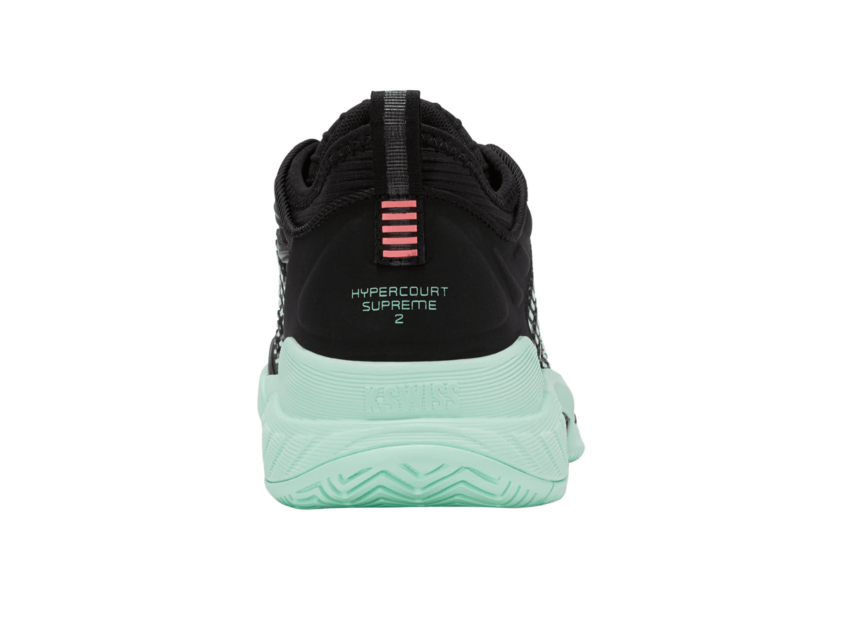 99071 - 065 - M | HYPERCOURT SUPREME 2 | BLACK/NEON MINT - K - Swiss US - FOOTWEAR