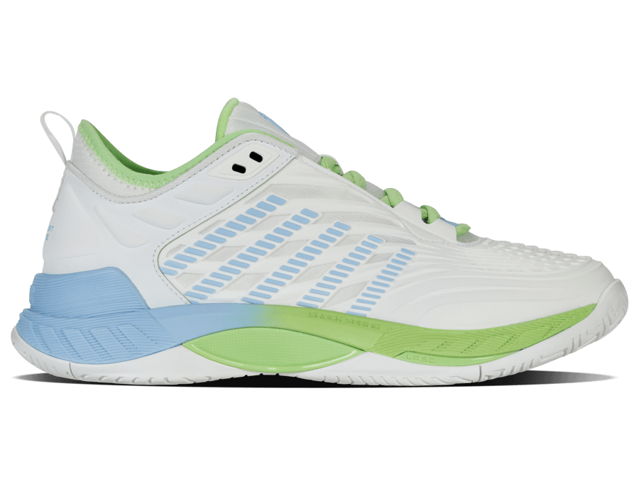 99071 - 134 - M | HYPERCOURT SUPREME 2 | LUCENT WHITE/DUTCH CANAL/PARADISE GREEN - K - Swiss US - FOOTWEAR