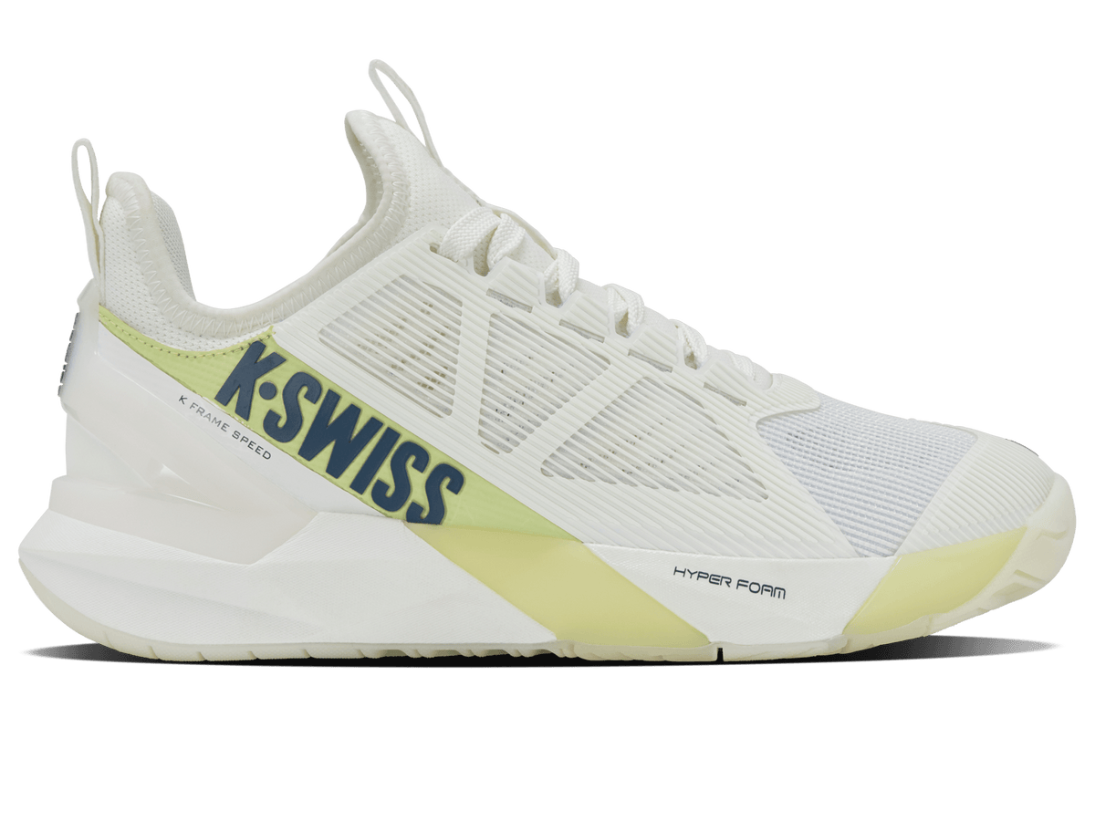 99484 - 143 - M | K - FRAME SPEED | BLANC DE BLANC/LUMINARY GREEN/VINTAGE INDIGO - K - Swiss US - FOOTWEAR