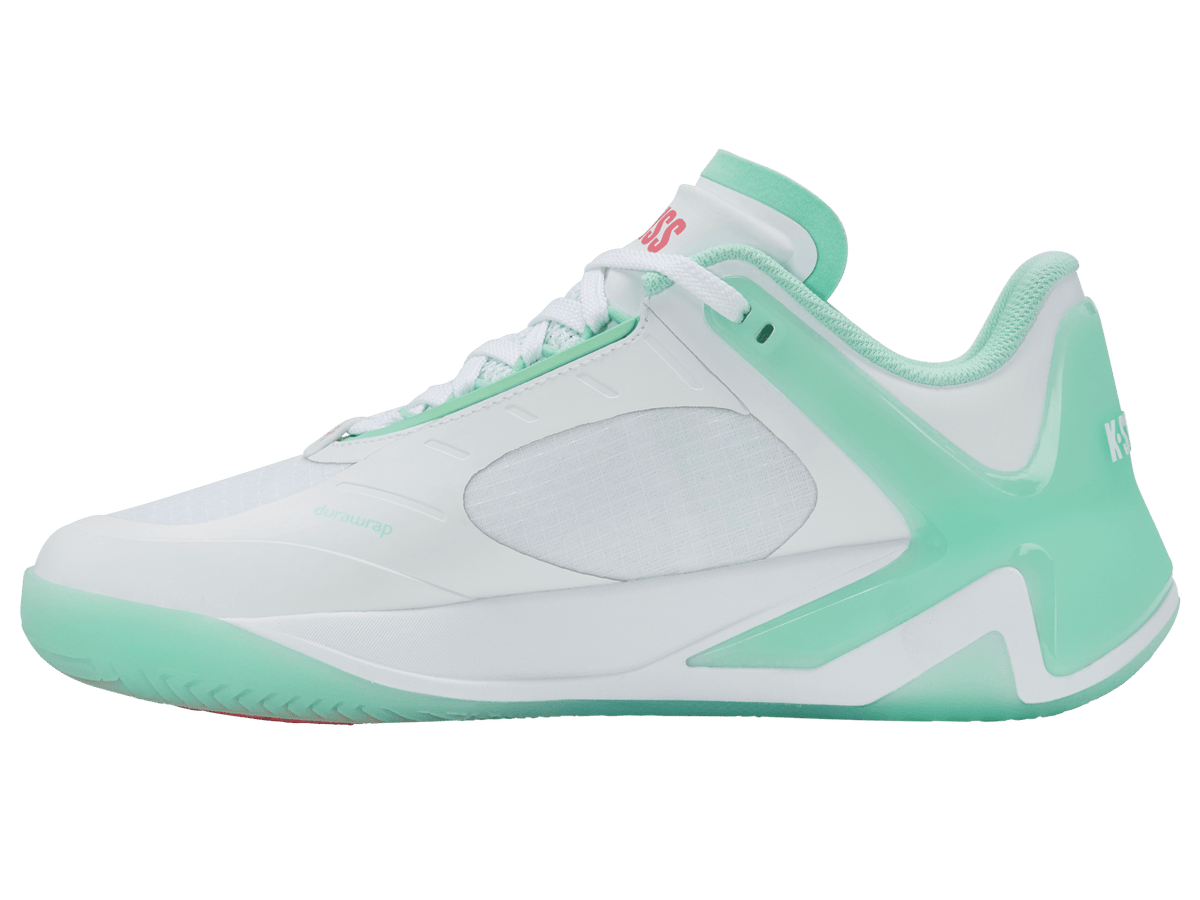 99491 - 177 - M | K - FRAME PICKLEBALL | WHITE/NEON MINT/HOT NEON PINK - K - Swiss US - FOOTWEAR