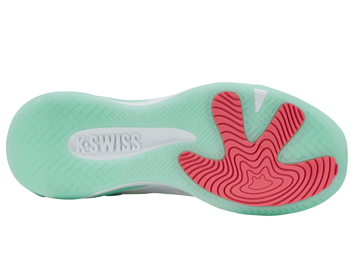 99491 - 177 - M | K - FRAME PICKLEBALL | WHITE/NEON MINT/HOT NEON PINK - K - Swiss US - FOOTWEAR