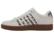 99492 - 148 - M | COURT TIEBREAK II SDE | SNOW WHITE/LIGHT GRAY/LEOPARD/GUM - K - Swiss US - FOOTWEAR