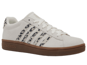 99492 - 148 - M | COURT TIEBREAK II SDE | SNOW WHITE/LIGHT GRAY/LEOPARD/GUM - K - Swiss US - FOOTWEAR