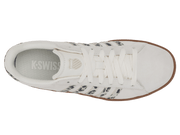 99492 - 148 - M | COURT TIEBREAK II SDE | SNOW WHITE/LIGHT GRAY/LEOPARD/GUM - K - Swiss US - FOOTWEAR