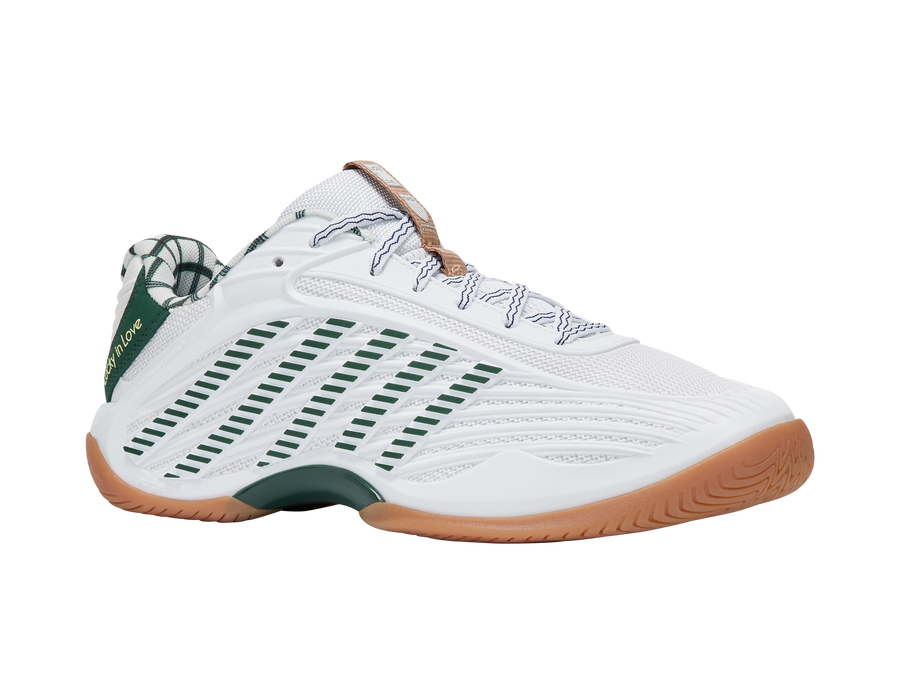 99583-108-M | HYPERCOURT EXPRESS 3 LUCKY IN LOVE | WHITE/TEAM GREEN/LEMON FROST
