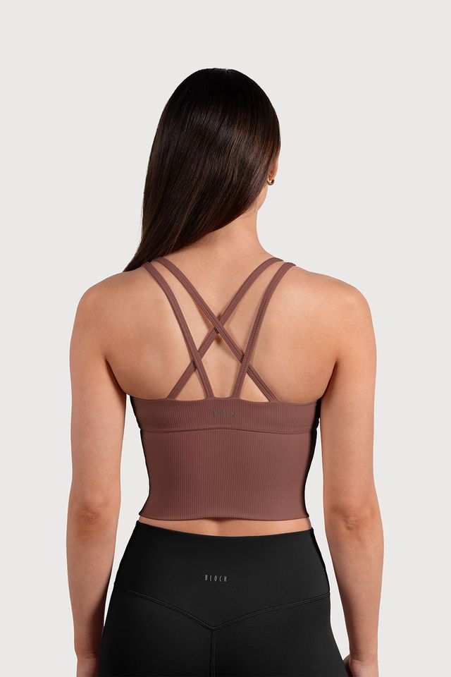 Ladies Active Streamline Crop Top