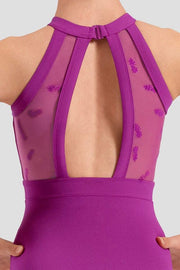 Girls Ella Floral Halterneck Leotard