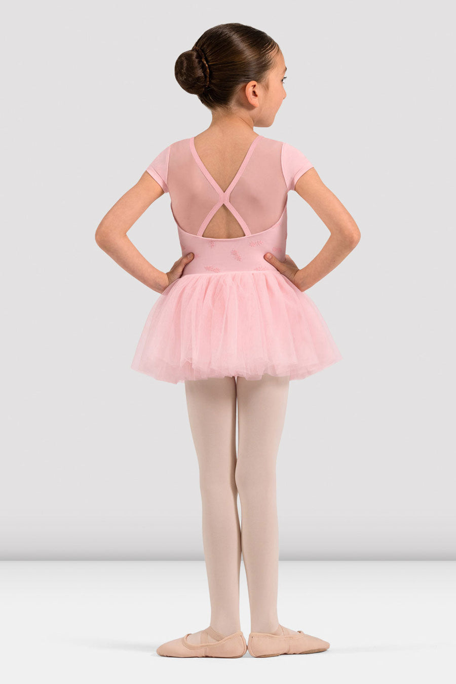 Girls Nora Floral Cap Sleeve Tutu Dress