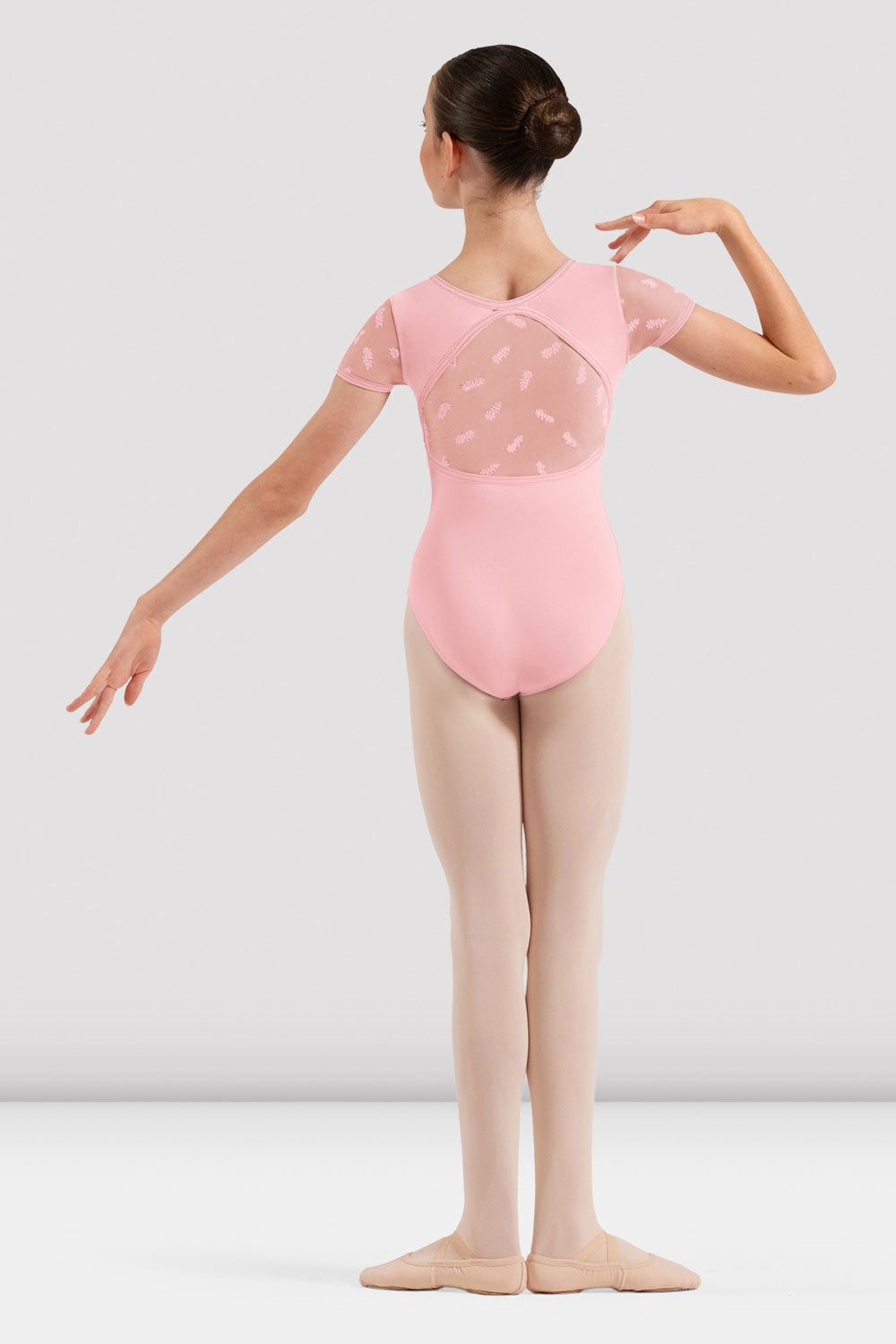 Girls Penelope Floral Cap Sleeve Leotard