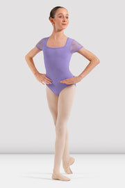 Girls Penelope Floral Cap Sleeve Leotard