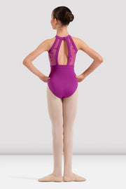 Girls Ella Floral Halterneck Leotard