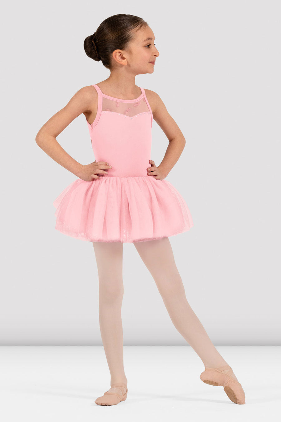 Girls Gianna Floral Camisole Tutu Dress