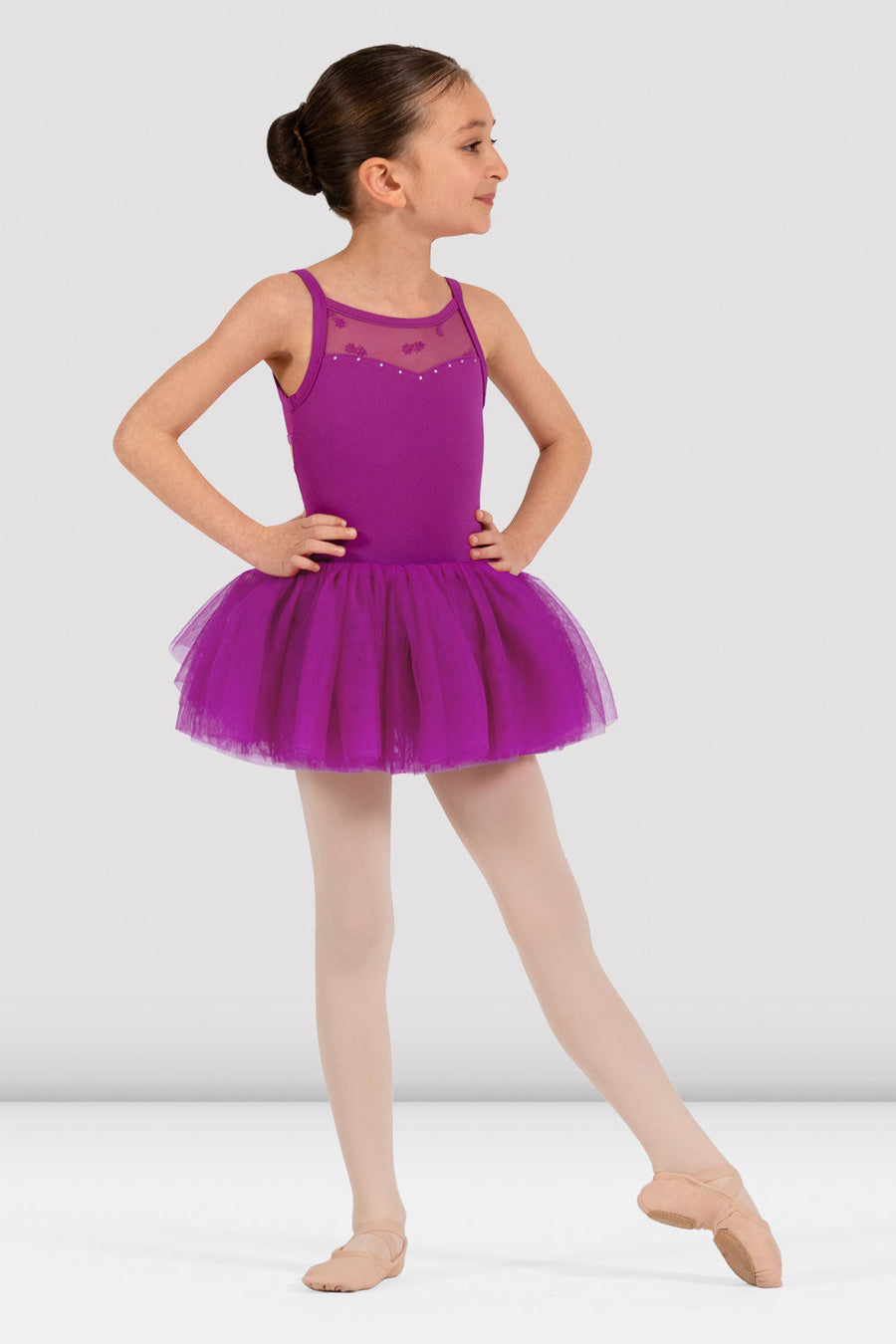 Girls Gianna Floral Camisole Tutu Dress